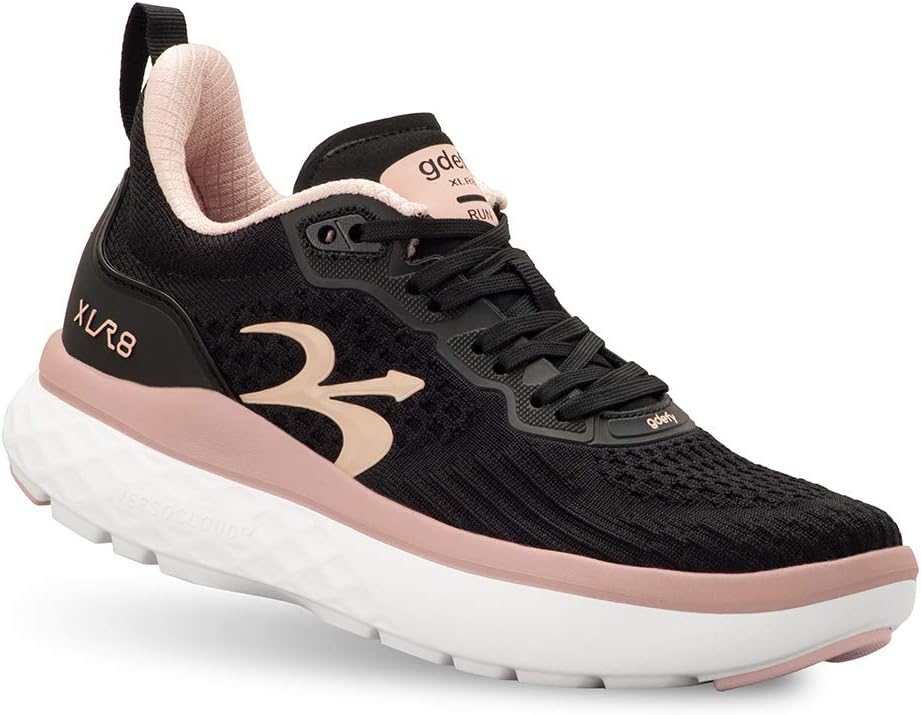 G-DEFY XLR8 Run Women’s Supportive Running Shoe | VersoCloud® Technology for Pain Associated with Prolonged Standing or Walking | Arch Support | Diabetic Shoes | Wide Shoes | Free Custom Orthotic G-DEFY XLR8 Run Women’s Supportive Running Shoe | VersoCloud® Technology for Pain Associated with Prolonged Standing or Walking | Arch Support | Diabetic Shoes | Wide Shoes | Free Custom Orthotic