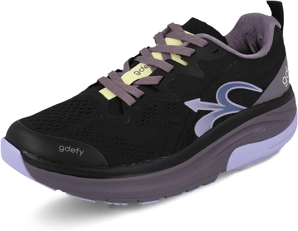 Gravity Defyer g-defy Lauff Lightweight Running Shoes for Women | Comfortable Orthopedic Shoes for Standing All Day | Patented VersoShock Technology | Wide Toe Box Gravity Defyer g-defy Lauff Lightweight Running Shoes for Women | Comfortable Orthopedic Shoes for Standing All Day | Patented VersoShock Technology | Wide Toe Box