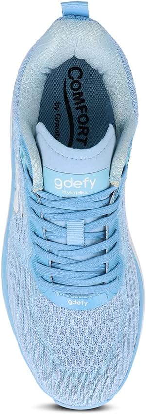 G-DEFY HybridEx Women’s Supportive Running Shoe | VersoShock Technology for Pain Associated with Prolonged Standing or Walking | Arch Support | Diabetic Shoes | Wide Shoes | Free Custom Orthotic G-DEFY HybridEx Women’s Supportive Running Shoe | VersoShock Technology for Pain Associated with Prolonged Standing or Walking | Arch Support | Diabetic Shoes | Wide Shoes | Free Custom Orthotic