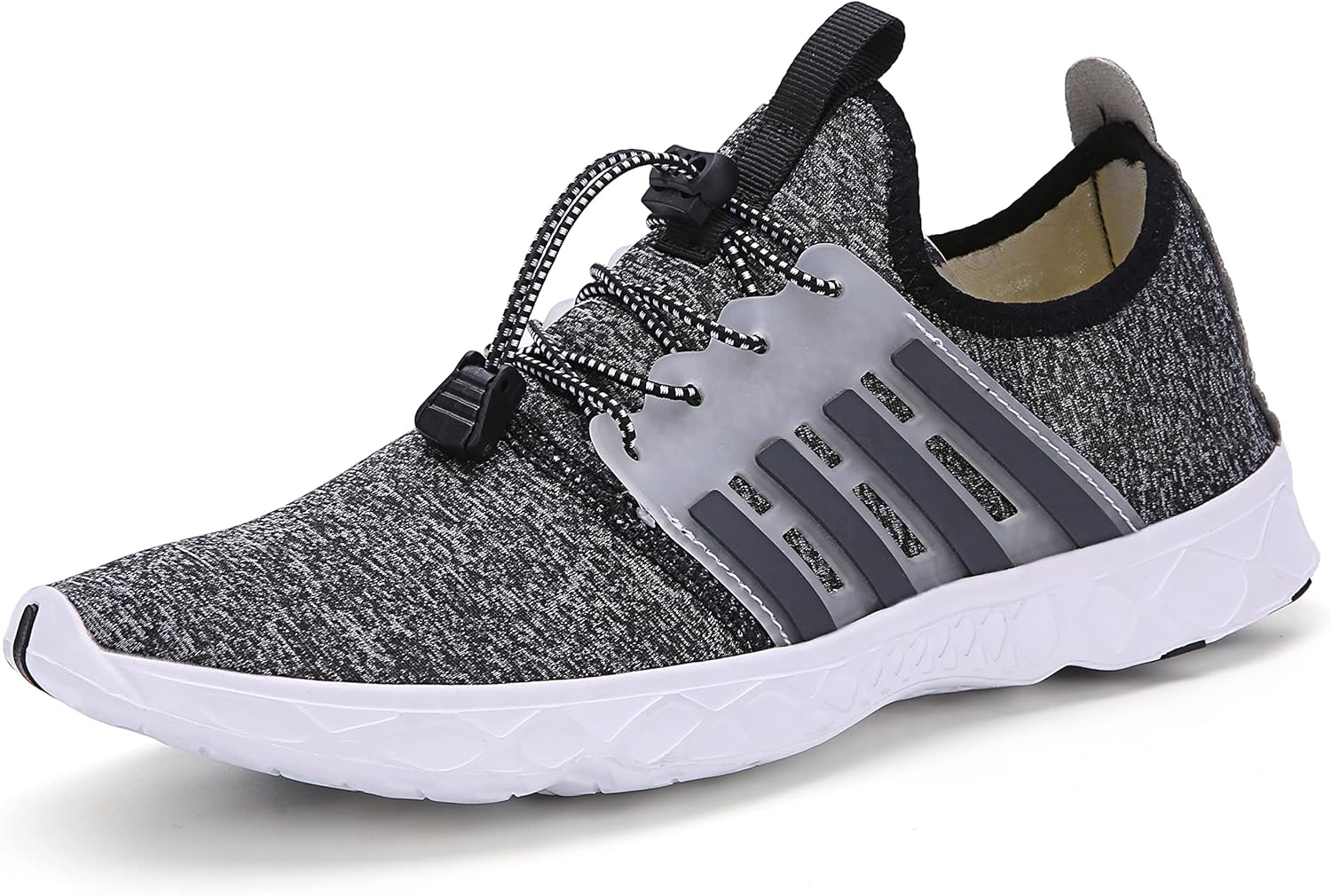 Whatseaso Water Shoes Quick Dry Barefoot Beach Aqua Sport Swim Surf Pool Hiking Diving Walking for Men Women, 11.5 Women/10 Men, Dark Grey Whatseaso Water Shoes Quick Dry Barefoot Beach Aqua Sport Swim Surf Pool Hiking Diving Walking for Men Women, 11.5 Women/10 Men, Dark Grey