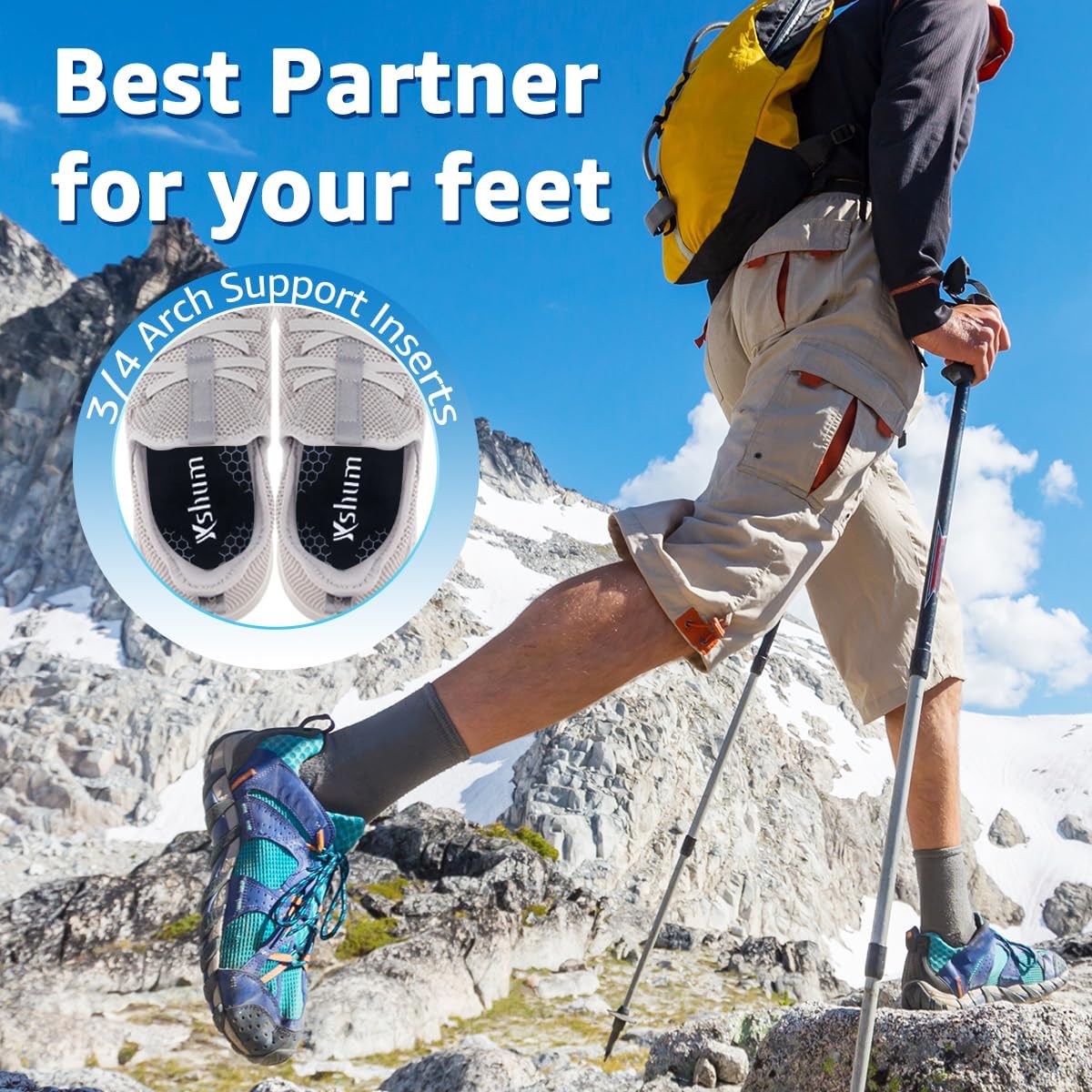 3/4 Orthotic Insoles, Shoe Inserts for Plantar Fasciitis Relief, High Arch Support Inserts for Flat Feet, Over-Pronation and Heel Pain (Large(Mens 9-11 / Womens 10-12)) 3/4 Orthotic Insoles, Shoe Inserts for Plantar Fasciitis Relief, High Arch Support Inserts for Flat Feet, Over-Pronation and Heel Pain (Large(Mens 9-11 / Womens 10-12))