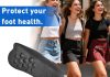 3/4 Orthotics Shoe Insoles for Men Women, Magnetic Massage Arch Supports Shoe Inserts for Plantar Fasciitis, Flat Feet, Over-Pronationand Heel Pain (Mens 7-12/ Womens 9-14)