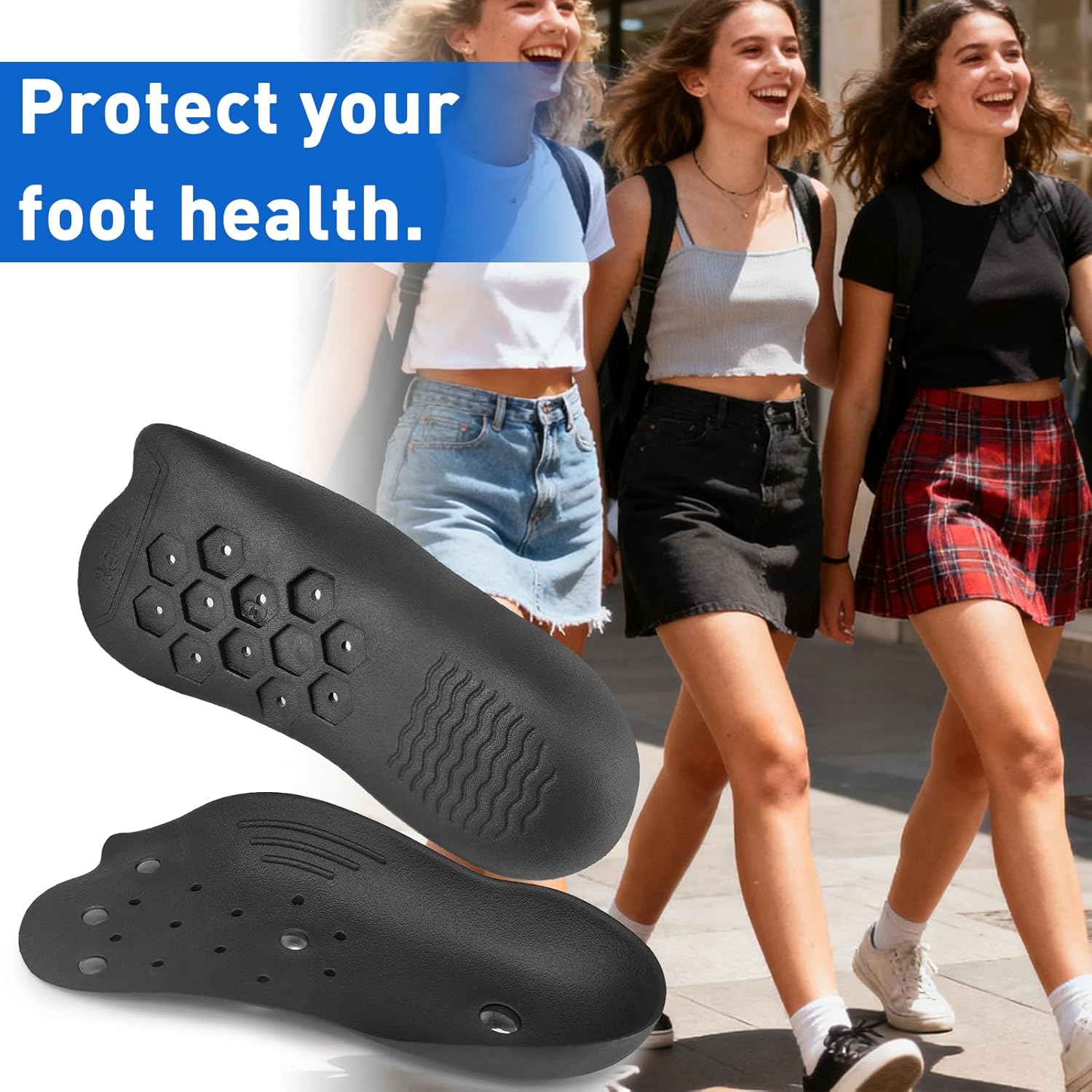 3/4 Orthotics Shoe Insoles for Men Women, Magnetic Massage Arch Supports Shoe Inserts for Plantar Fasciitis, Flat Feet, Over-Pronationand Heel Pain (Mens 7-12/ Womens 9-14) 3/4 Orthotics Shoe Insoles for Men Women, Magnetic Massage Arch Supports Shoe Inserts for Plantar Fasciitis, Flat Feet, Over-Pronationand Heel Pain (Mens 7-12/ Womens 9-14)