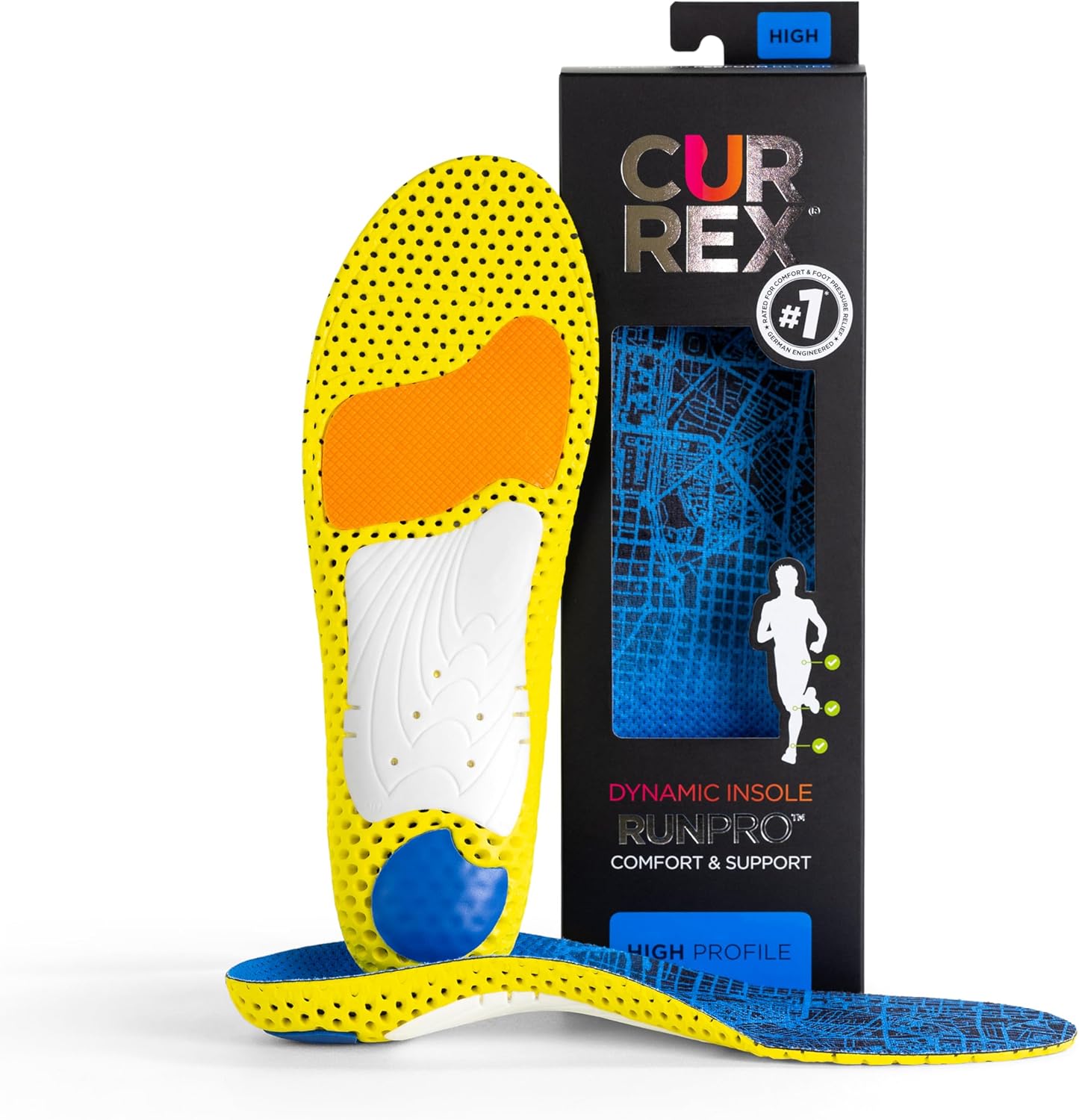 CURREX RunPro Insoles for Running Shoes, Arch Support Inserts to Help Reduce Fatigue, Prevent Injuries, Boost Performance for Men Women (High Arch, Size XL) CURREX RunPro Insoles for Running Shoes, Arch Support Inserts to Help Reduce Fatigue, Prevent Injuries, Boost Performance for Men Women (High Arch, Size XL)