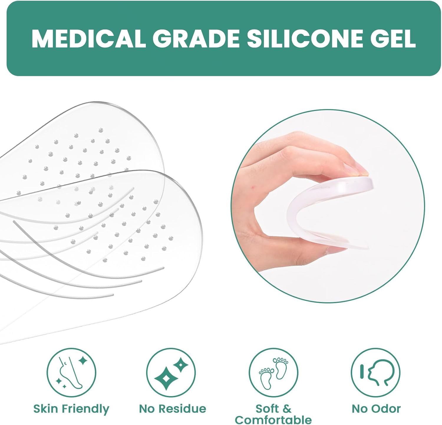 Heel Wedge for Supination Pronation Correction - (2 Pairs) Welnove Layers Adjustable Supination Insoles, Adhesive Medial Lateral Heel Inserts for Knee Pain, Bow Legs, Foot Alignment - Size L Heel Wedge for Supination Pronation Correction - (2 Pairs) Welnove Layers Adjustable Supination Insoles, Adhesive Medial Lateral Heel Inserts for Knee Pain, Bow Legs, Foot Alignment - Size L