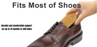 SIIHEA Adjustable Heel Lifts for Shoes, 1/4'' Height Increase Insoles for Achilles Tendonitis, Heel Pain, Leg